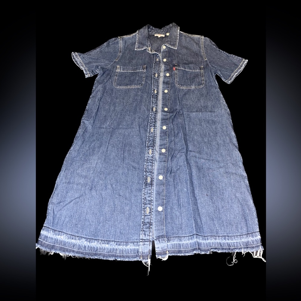 Levi’s Distressed Button Down Dress